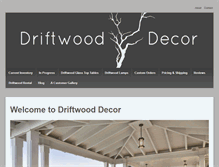 Tablet Screenshot of driftwooddecor.com